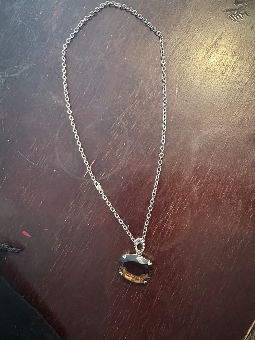 Lori Bonn Gray Pendant Necklace